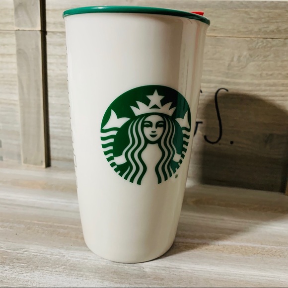 Disneyland 2019 Holiday Starbucks Ceramic Tumbler